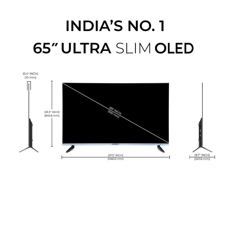 LIMEBERRY 165 cm (65) inches 4K Ultra HD WebOs Smart OLED TV with Unbreakable Display Magic Air Voice Search Function Remote, Dual Bluetooth Inbuilt, Compatible with Alexa (EOLED65)