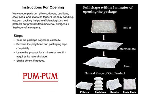 PumPum Supreme Comfort Pack: Luxe 16x24 Inch Pillows for Plush Support