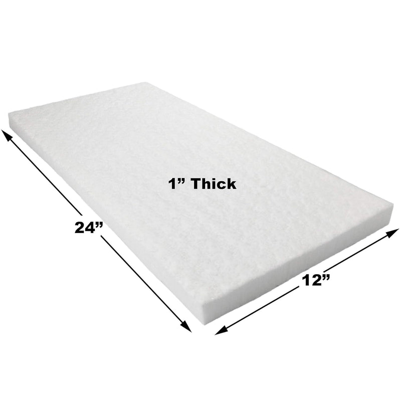 Ceramic Fiber Blanket Density - High-Temperature Thermal Insulation (24" x 12" x 1", 2300 F)