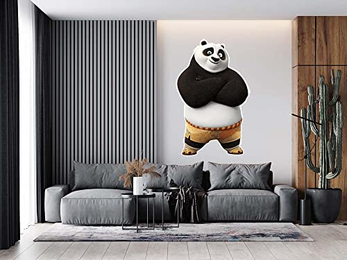 Wallpics® Panda Self Adhesive Decorative Wall Sticker || (30cm X 45cm) cut5056-1