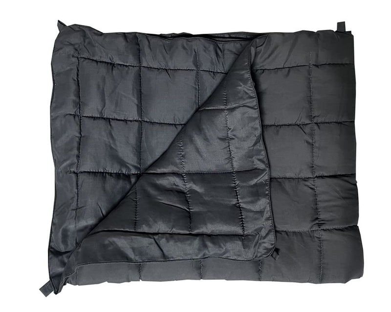 Weighted Blanket Queen Size (Dark Grey, 60''x80'' | 15 lbs) Cooling Heavy Blanket Microfiber Material with Glass Beads Small Blanket for Kids All-Season Summer Fall Winter Soft Thick Comfort Blanket