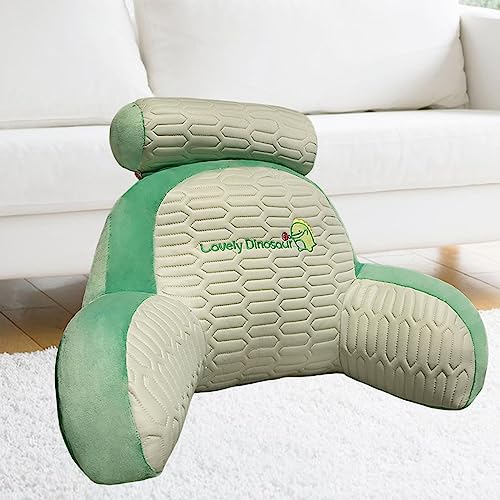 CALANDIS® Support Pillow Washable Cartoon Bed Back Cushion for Office Bedroom Dormitory Dinosaur | 1 Plush Pillow