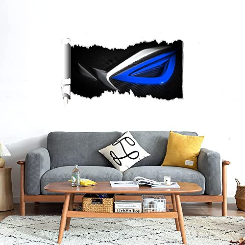 GADGETS WRAP Printed Wall Decal Sticker Scratched Paper Style Wall Decal (90cm x 50cm) - Eye Sign