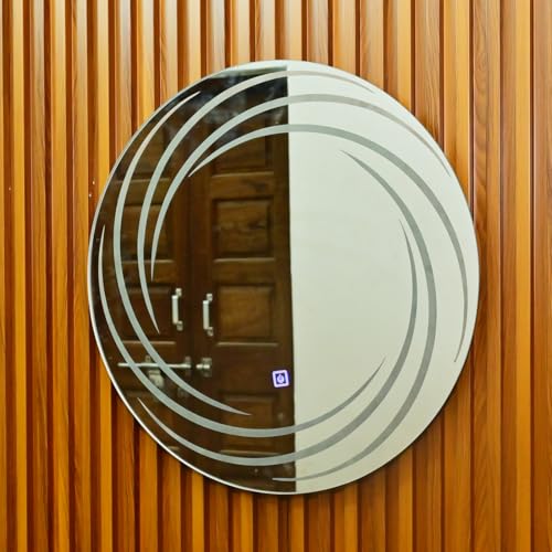 LED Mirror with Touch Sensor, Wall Mounted, Full Length, for Bathroom, Living Room, Bedroom