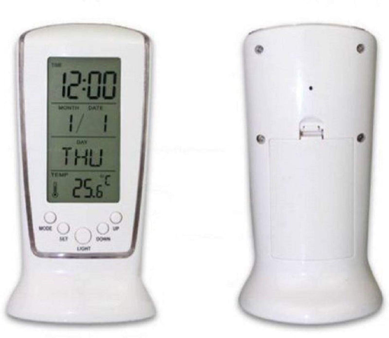 Luxafare Digital White Clock