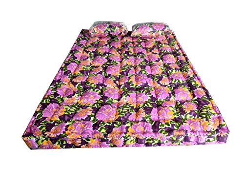 Ozone Mattress Organic Silk Cotton Ilavam Panju Kapok Queen Size Bed Mattress,6.5 x 5 ft / 78 x 60 x 6 Inches,Multicolour (Short Queen)