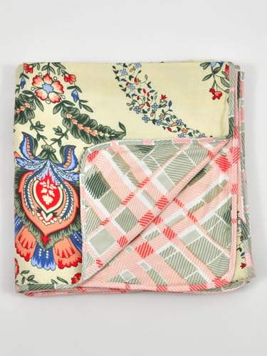 Salona Bichona Floral Cotton Flannel Double Dohar