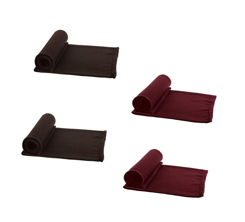 AAZEEM Single Bed Super Lite Blanket Pack of 4