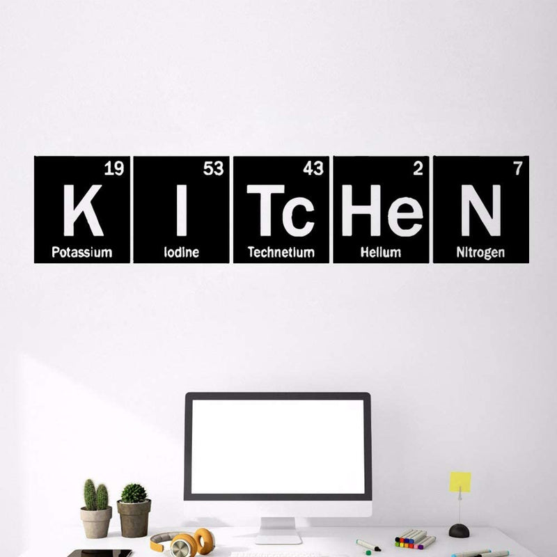 VVWV Kitchen Study Wall Stickers for Hotel Restaurant Cafe Home & Kitchen Hall Wall Decor L x H 70 x 40 Cms