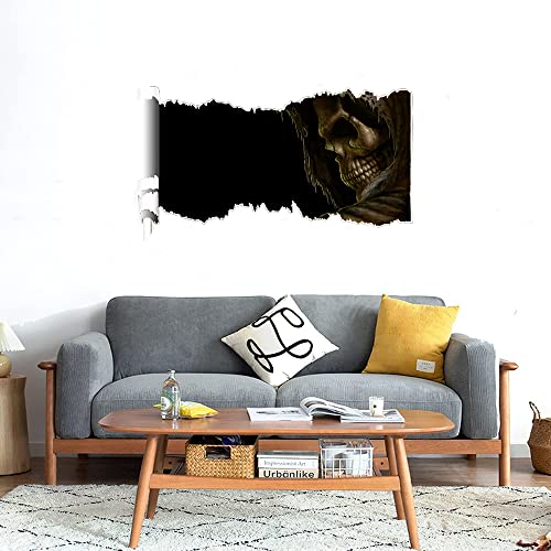 GADGETS WRAP Printed Wall Decal Sticker Scratched Paper Style Wall Decal (90cm x 50cm) - Grim