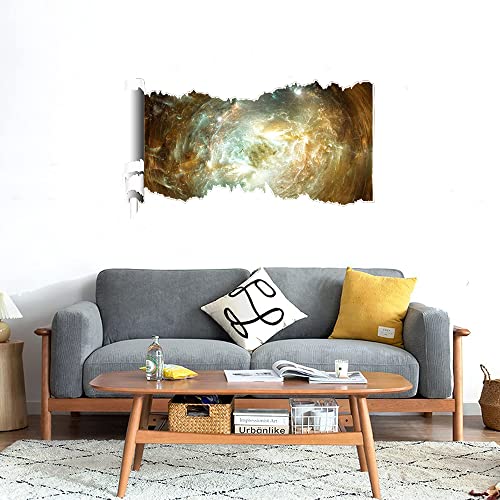 GADGETS WRAP Printed Wall Decal Sticker Scratched Paper Style Wall Decal (90cm x 50cm) - SciFi Flares