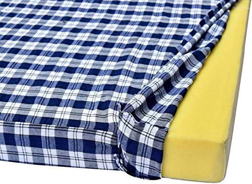 CHILLI BILLI Extra Soft Single Bed Folding Pure Extra Soft Pu Foam Mattress for Travel, Picnic (Mattresses 2 inch) Multicolor, (72x35x2)