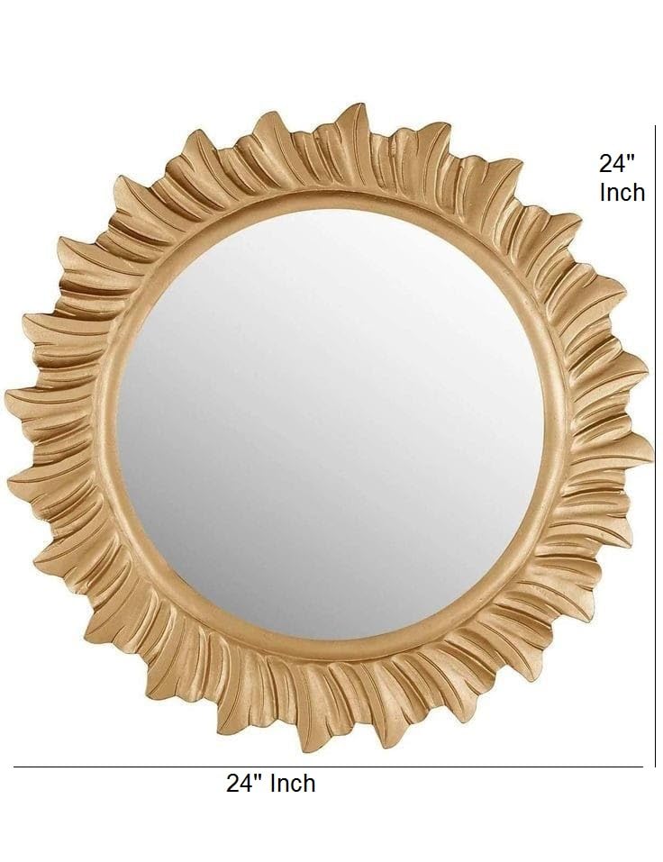 Vas Collection MDF Mirror Frame for Wall Decor,Bedroom,Living Room,Bathroom & Hallway