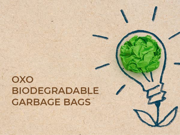 THE HONEST HOME COMPANY | Biodegradable Garbage Bags Medium Size | 120 Dustbin Bags | 30 Medium Bags/Roll | 19 X 21 Inches Trash Bags | Pack Of 4 Rolls - Green (As seen on Shark Tank)