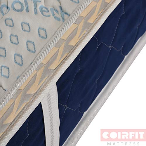 Coir FIT i-Cool Gel 7 Zone HR Foam with Clima Adapt Cover and HerbFRESH��Technology Memory Foam Mattress (White, 78x36x9)