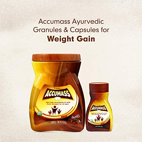 Accumass Weight Gainer Powder (Chocolate Flavour, 525 g) - Pack of 2