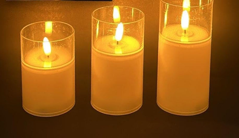 Tea Light Candle on Battery (Set of 3)