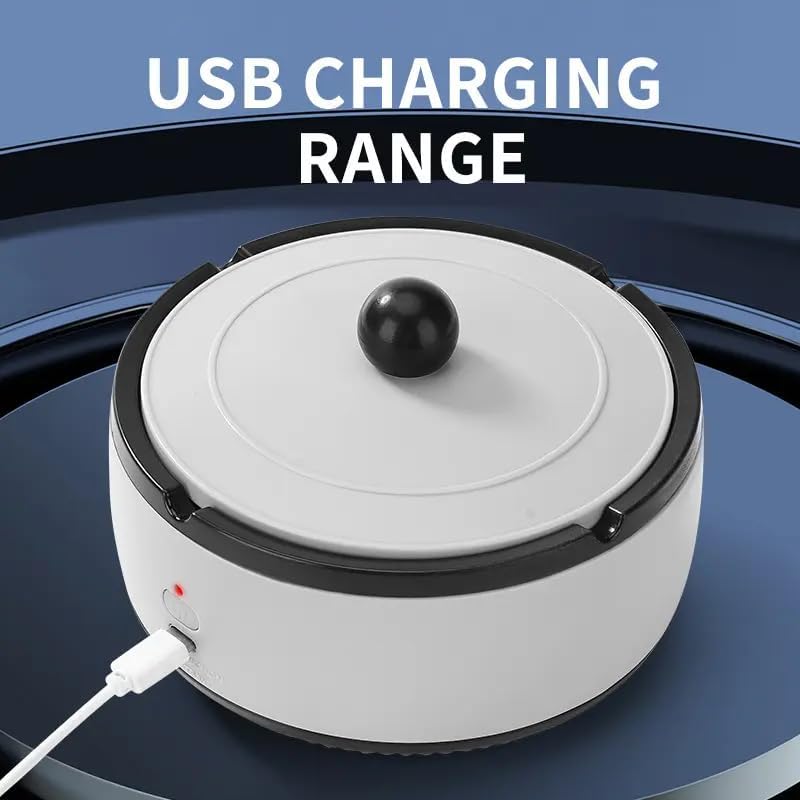 Homely Haven 2-in-1 Smart Electric Ashtray & Air Purifier | USB Chargeable Smokeless Ashtray | Soot Free Indoor Outdoor Smoke Removal Ashtray | Cigarettes Tray in Home Car Office (Multicolour 1-Pcs)