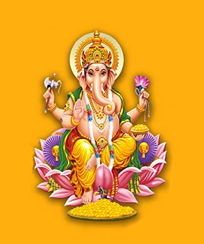 Tallenge - Lakshmi and Ganesha - Set of 2 Magnets (4 x 6 inches Each)