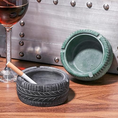 Tire Shape Ashtray Resin Decoration Ashtray for Living Room Home Accessories White|Home & Garden|1 Tire Shape Ashtray