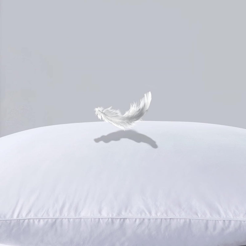 Jewear 10% Goose Down 90% Feather Luxury Cottoon White Pillow Set of 1 Piece (17 X 27 Standard)