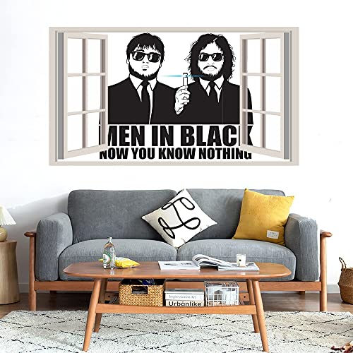 GADGETS WRAP Printed Wall Decal Sticker Fake Window Style Decal (90cm x 50cm) - You Know Nothing