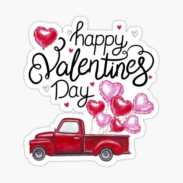 GADGETS WRAP Vinyl Decal Sticker Happy Valentines Day