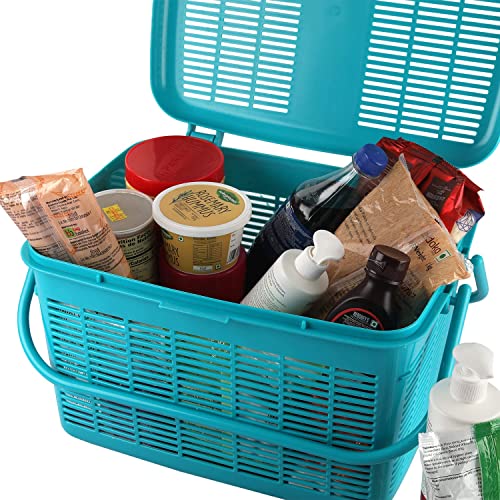 Cello MultiMate Plastic Jumbo Laundry Basket (Green)