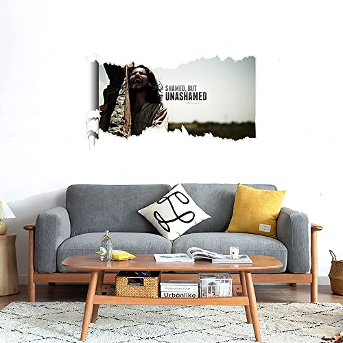 GADGETS WRAP Printed Wall Decal Sticker Scratched Paper Style Wall Decal (90cm x 50cm) - Shamed