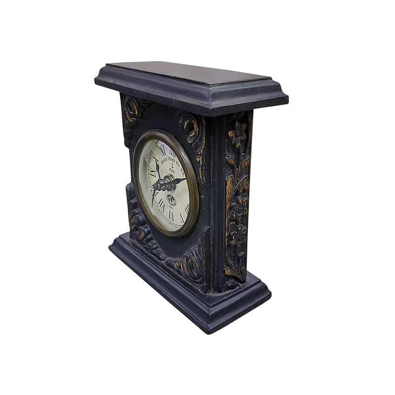 Gola International Antique Replica Handmade Box Wood Table Clock