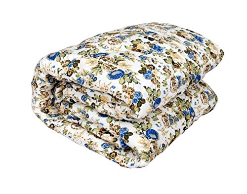 SHRIDHARA Microfiber Floral Printed Single Bed Reversible AC Blanket | Dohar for Home, 85x55 inches