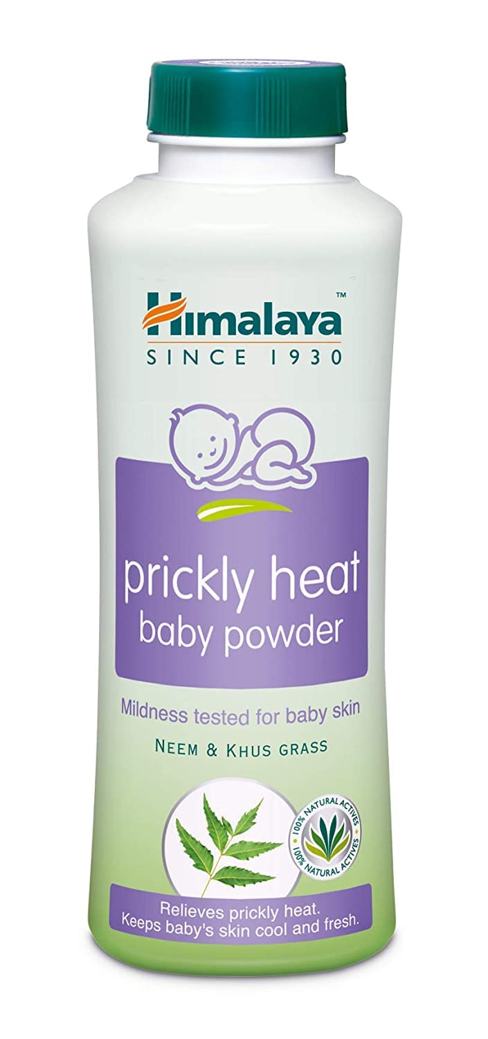 Himalaya Baby Prickly Heat Powder with Vetiver and Neem, Pack of 1 - 200g