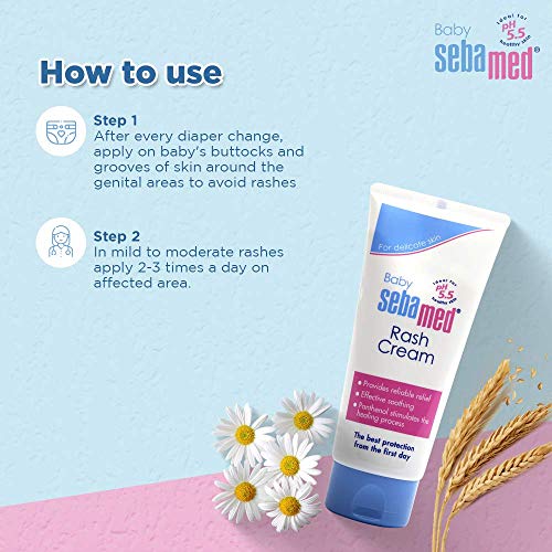 Sebamed Baby Rash Cream 100ml |Ph 5.5|Panthenol & Allantoin|Clinically tested