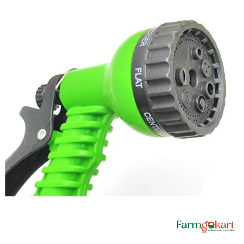 Farmgokart | 7 in 1 | Water Spray Gun a High Pressure Garden Hose Nozzle 7 Pattern | FULL , MIST , JET ,SHOWER , FLAT , CENTER AND CONE| Ideal for Plant Watering , Washing Car & Bikes ,