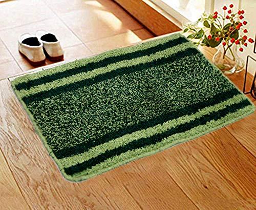 Kuber Industries Rectangular Design Soft Cotton Door Mat (Multicolour, Standard, CTKTC032514), 3 Pieces