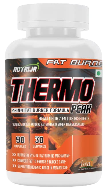 Nutrija-Thermo Peak - Fat Burner - Pack of 90 Capsules