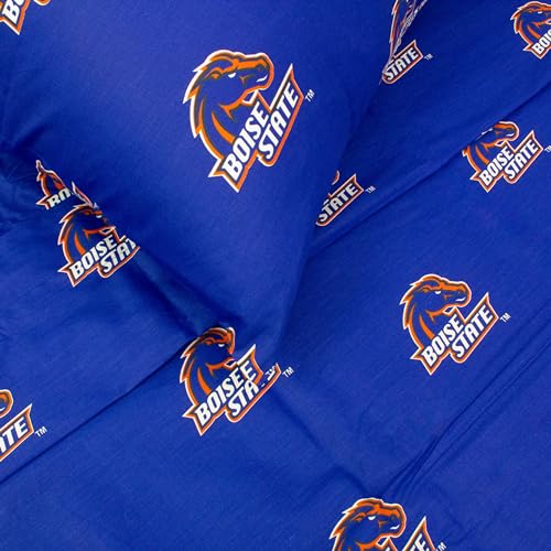 College Covers Boise State Broncos Printed Sheet Set - Twin X-Large - Solid