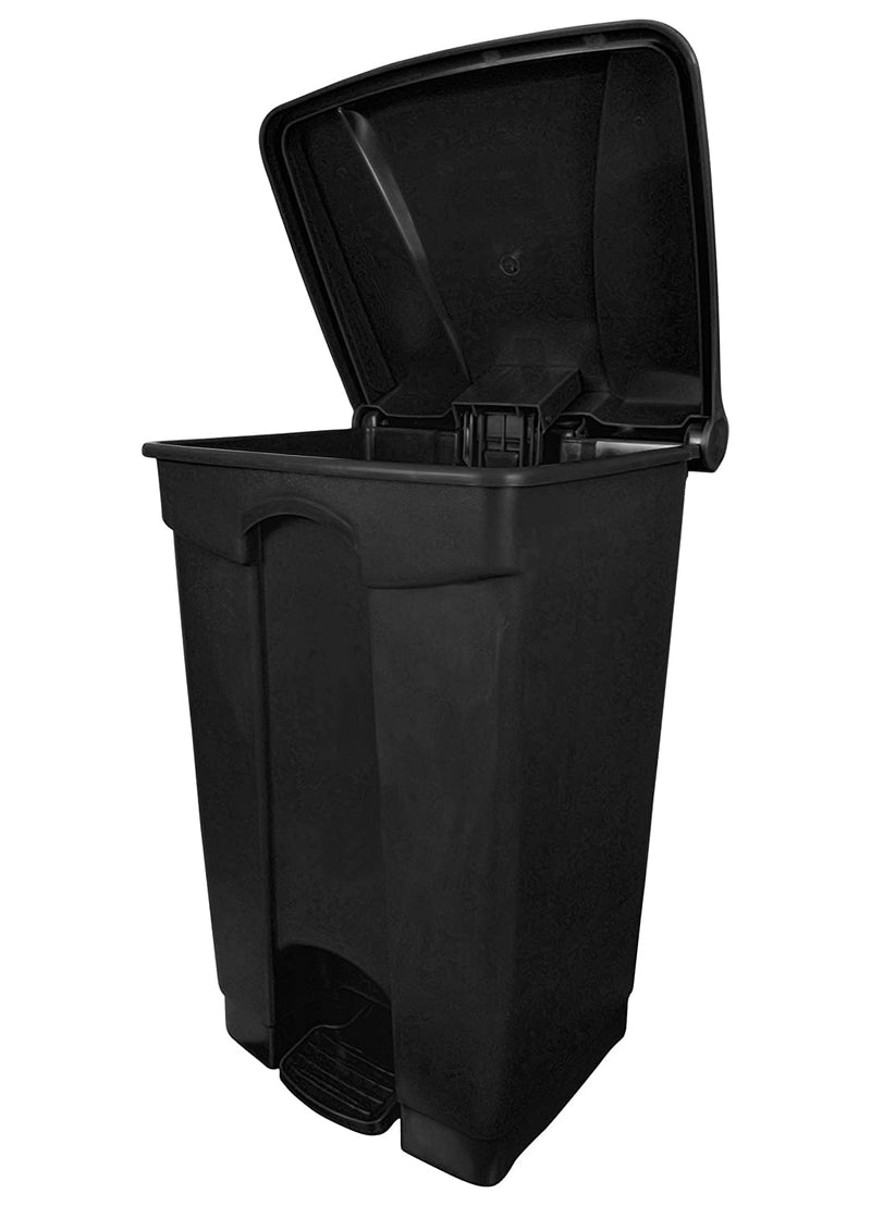 Dhwani Enterprise Plastic Pedal Garbage Waste Dustbin 60 LTR (Black)