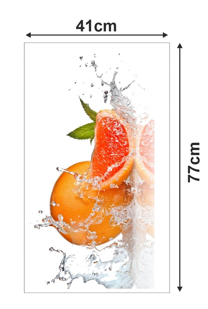 Delight Art Natural Fruit Design Fridge Sticker Size - (77 * 41) cm Model id - (DAMC00776L)