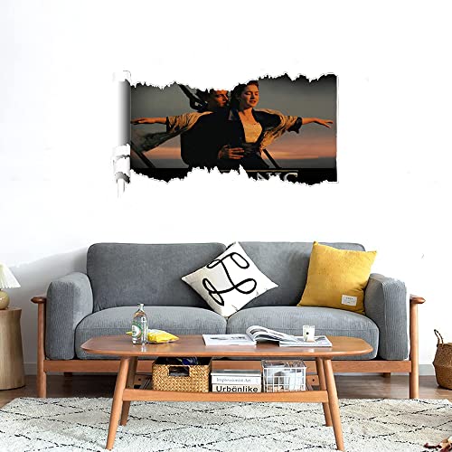 GADGETS WRAP Printed Wall Decal Sticker Scratched Paper Style Wall Decal (90cm x 50cm) - Titanic Legend