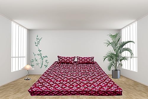 Flamo Mattress Organic Silk Cotton Kapok Ilavam Panju King Size Mattress, 6.25 x 6 ft / 75 x 72 x 6 Inch,Multicolour