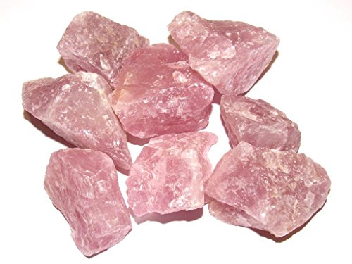 Zentron Crystal Collection Rough Rose Quartz Large 1" Pieces (11 Pound)