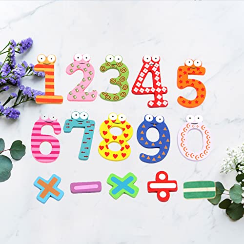 Ubersweet® 60 Pcs Magnetic Numbers Refrigerator Numbers Magnet Kids Numbers Magnets Fridge Numbers Magnet Fridge Magnet Numbers |