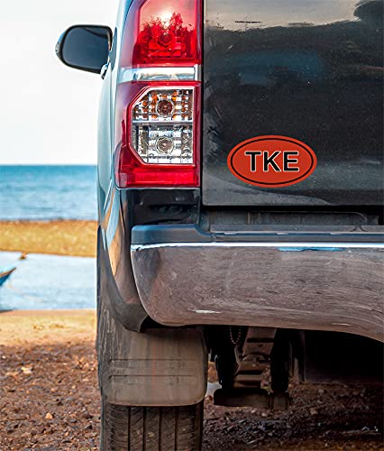 Tau Kappa Epsilon Oval Fraternity Car Magnet Set of 2 Removable No Residue All Weather Magnets for Fraternity Guys and Student Drivers