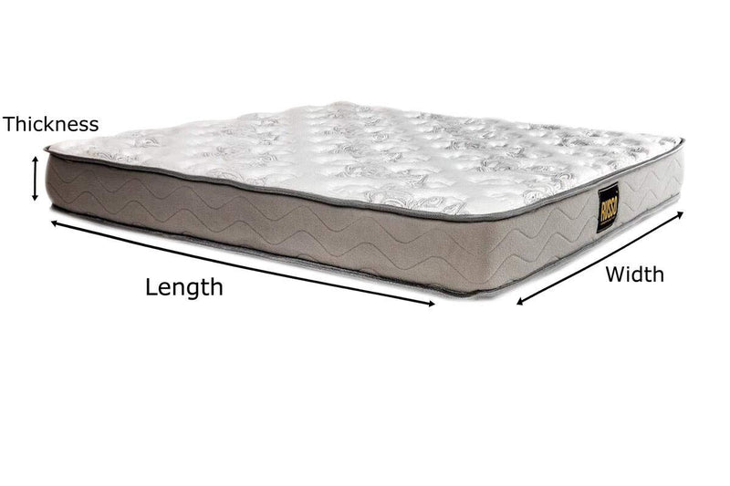 Russo Luxury Comfort Pocket Spring Mattress (78 x 35 x 8 Inch)