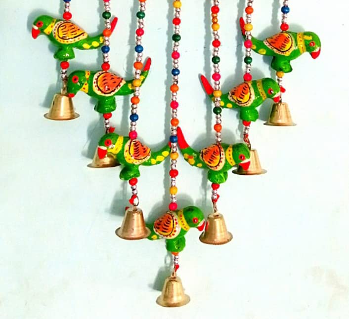 Surya Art Gallery fency Stylist newwind Chime Door Hanging Parrot mensan Set of1 pc