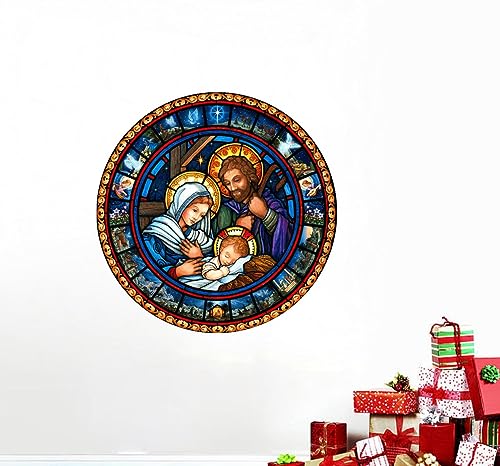 Decor Kraft Jesus Wall Sticker & Decal,Size- 58 Cm X 58 Cm