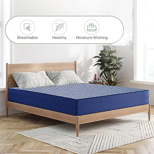 TRENDY VIBES (72X42X5 Hard & Soft Foam 5 Inches Single Size Mattress, Medium Firm