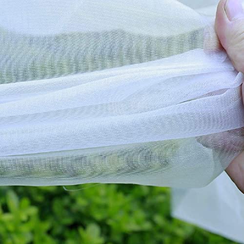 Anaya Mosquito Net 4'x10' Mosquito Insect Bug Screen Netting, Garden Netting Barrier Protect Vegetables Flowers Fruits Plants, (Model: NEW-DIV-061), White