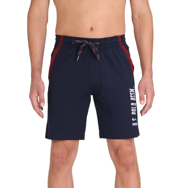 U.S. Polo Assn. Mens Comfort Fit Solid I668 Shorts - Pack Of 1 (NAVY M)